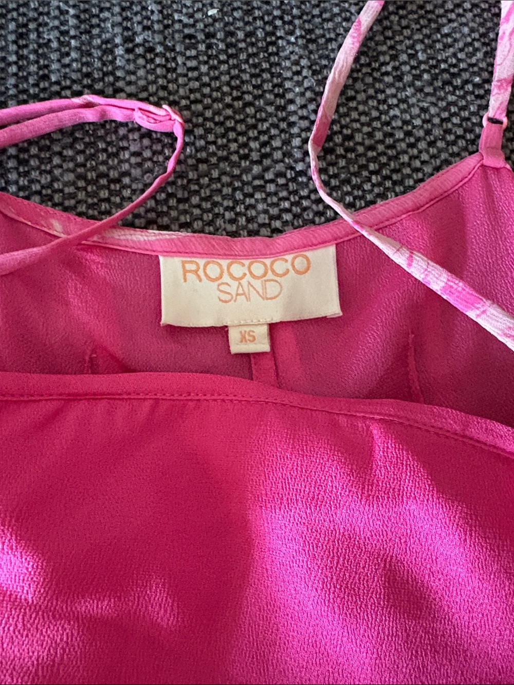 Rococo Sand Grace Mini Dress in Pink/White - Picture 7 of 9